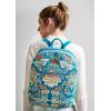 imageMaison d Hermine Backpack Cotton Shoulder Backpack with Small Pouch Lightweight Bag for Travel Work Beach Perfect for Women ampamp Men Bonobo  Blue44  Marquise  Blue