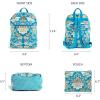 imageMaison d Hermine Backpack Cotton Shoulder Backpack with Small Pouch Lightweight Bag for Travel Work Beach Perfect for Women ampamp Men Bonobo  Blue44  Marquise  Blue