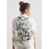 imageMaison d Hermine Backpack Cotton Shoulder Backpack with Small Pouch Lightweight Bag for Travel Work Beach Perfect for Women ampamp Men Bonobo  Blue46  Wild