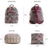 imageMaison d Hermine Backpack Cotton Shoulder Backpack with Small Pouch Lightweight Bag for Travel Work Beach Perfect for Women ampamp Men Bonobo  Blue49  Bamako  Madi
