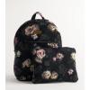 imageMaison d Hermine Backpack Cotton Shoulder Backpack with Small Pouch Lightweight Bag for Travel Work Beach Perfect for Women ampamp Men Bonobo  Blue5  Moody Florals