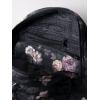 imageMaison d Hermine Backpack Cotton Shoulder Backpack with Small Pouch Lightweight Bag for Travel Work Beach Perfect for Women ampamp Men Bonobo  Blue5  Moody Florals