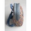 imageMaison d Hermine Backpack Cotton Shoulder Backpack with Small Pouch Lightweight Bag for Travel Work Beach Perfect for Women ampamp Men Bonobo  Blue50  Ikat  Dikat