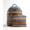 imageMaison d Hermine Backpack Cotton Shoulder Backpack with Small Pouch Lightweight Bag for Travel Work Beach Perfect for Women ampamp Men Bonobo  Blue50  Ikat  Ikatan