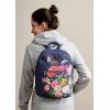 imageMaison d Hermine Backpack Cotton Shoulder Backpack with Small Pouch Lightweight Bag for Travel Work Beach Perfect for Women ampamp Men Bonobo  Blue51  Masterpiece