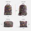 imageMaison d Hermine Backpack Cotton Shoulder Backpack with Small Pouch Lightweight Bag for Travel Work Beach Perfect for Women ampamp Men Bonobo  Blue8  Eden  Violet