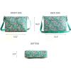 imageMaison d Hermine Hand Bag Cotton Canvas Cross Body Bag Shoulder Bag for Women Men Shopping Multi Zippered Pocket Sling Bag34  Surya  Green