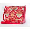 imageMaison d Hermine Hand Bag Cotton Canvas Cross Body Bag Shoulder Bag for Women Men Shopping Multi Zippered Pocket Sling Bag44  Marquise  Red