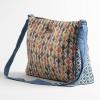 imageMaison d Hermine Hand Bag Cotton Canvas Cross Body Bag Shoulder Bag for Women Men Shopping Multi Zippered Pocket Sling Bag50  Ikat  Dikat