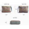 imageMaison d Hermine Hand Bag Cotton Canvas Cross Body Bag Shoulder Bag for Women Men Shopping Multi Zippered Pocket Sling Bag50  Ikat  Ikatan