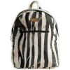 imageMaison d Hermine Backpack Cotton Shoulder Backpack with Small Pouch Lightweight Bag for Travel Work Beach Perfect for Women ampamp Men Bonobo  Blue18  Zebra