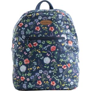 imageMaison d Hermine Backpack Cotton Shoulder Backpack with Small Pouch Lightweight Bag for Travel Work Beach Perfect for Women ampamp Men Bonobo  Blue17  Just Floral