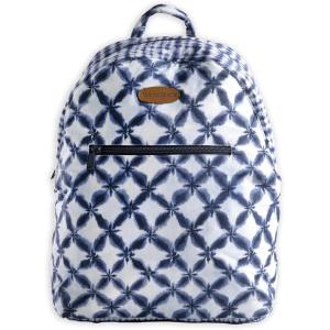 imageMaison d Hermine Backpack Cotton Shoulder Backpack with Small Pouch Lightweight Bag for Travel Work Beach Perfect for Women ampamp Men Bonobo  Blue9  Shibori