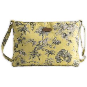 imageMaison d Hermine Hand Bag Cotton Canvas Cross Body Bag Shoulder Bag for Women Men Shopping Multi Zippered Pocket Sling Bag24  Bonobo  Yellow