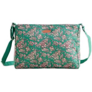 imageMaison d Hermine Hand Bag Cotton Canvas Cross Body Bag Shoulder Bag for Women Men Shopping Multi Zippered Pocket Sling Bag34  Surya  Green