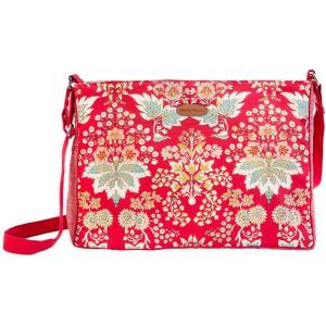 imageMaison d Hermine Hand Bag Cotton Canvas Cross Body Bag Shoulder Bag for Women Men Shopping Multi Zippered Pocket Sling Bag44  Marquise  Red