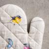 imageMaison d Hermine Birdies On Wire 100 Cotton Oven Mitt 75  inch by 13  inch1  Birdies on Wire