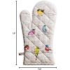 imageMaison d Hermine Birdies On Wire 100 Cotton Oven Mitt 75  inch by 13  inch1  Birdies on Wire