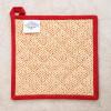 imageMaison d Hermine Hot Pads 100 Cotton Pot Holders with Hanging Loop Potholder Heat Resistant Cooking Grilling ampamp Microwave Barbeque Amazonia  ThanksgivingChristmas 8quotx8quot39  Kalahari