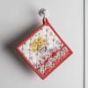 imageMaison d Hermine Hot Pads 100 Cotton Pot Holders with Hanging Loop Potholder Heat Resistant Cooking Grilling ampamp Microwave Barbeque Amazonia  ThanksgivingChristmas 8quotx8quot19  Bagatelle
