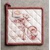 imageMaison d Hermine Hot Pads 100 Cotton Pot Holders with Hanging Loop Potholder Heat Resistant Cooking Grilling ampamp Microwave Barbeque Amazonia  ThanksgivingChristmas 8quotx8quot42  Holy Jouy  Brown