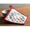 imageMaison d Hermine Hot Pads 100 Cotton Pot Holders with Hanging Loop Potholder Heat Resistant Cooking Grilling ampamp Microwave Barbeque Amazonia  ThanksgivingChristmas 8quotx8quot27  Holly Time
