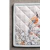 imageMaison d Hermine Hot Pads 100 Cotton Pot Holders with Hanging Loop Potholder Heat Resistant Cooking Grilling ampamp Microwave Barbeque Amazonia  ThanksgivingChristmas 8quotx8quot38  Whitish Shabby Chique