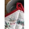 imageMaison d Hermine Hot Pads 100 Cotton Pot Holders with Hanging Loop Potholder Heat Resistant Cooking Grilling ampamp Microwave Barbeque Amazonia  ThanksgivingChristmas 8quotx8quot44  Morzine