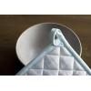 imageMaison d Hermine Hot Pads 100 Cotton Pot Holders with Hanging Loop Potholder Heat Resistant Cooking Grilling ampamp Microwave Barbeque Amazonia  ThanksgivingChristmas 8quotx8quot38  Whitish Shabby Chique