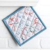 imageMaison d Hermine Hot Pads 100 Cotton Pot Holders with Hanging Loop Potholder Heat Resistant Cooking Grilling ampamp Microwave Barbeque Amazonia  ThanksgivingChristmas 8quotx8quot41  Enora