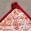 imageMaison d Hermine Hot Pads 100 Cotton Pot Holders with Hanging Loop Potholder Heat Resistant Cooking Grilling ampamp Microwave Barbeque Amazonia  ThanksgivingChristmas 8quotx8quot10  Orient