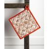imageMaison d Hermine Hot Pads 100 Cotton Pot Holders with Hanging Loop Potholder Heat Resistant Cooking Grilling ampamp Microwave Barbeque Amazonia  ThanksgivingChristmas 8quotx8quot7  Cachemire
