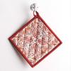 imageMaison d Hermine Hot Pads 100 Cotton Pot Holders with Hanging Loop Potholder Heat Resistant Cooking Grilling ampamp Microwave Barbeque Amazonia  ThanksgivingChristmas 8quotx8quot10  Orient