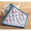 imageMaison d Hermine Hot Pads 100 Cotton Pot Holders with Hanging Loop Potholder Heat Resistant Cooking Grilling ampamp Microwave Barbeque Amazonia  ThanksgivingChristmas 8quotx8quot41  Enora