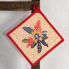 imageMaison d Hermine Hot Pads 100 Cotton Pot Holders with Hanging Loop Potholder Heat Resistant Cooking Grilling ampamp Microwave Barbeque Amazonia  ThanksgivingChristmas 8quotx8quot39  Kalahari
