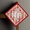 imageMaison d Hermine Hot Pads 100 Cotton Pot Holders with Hanging Loop Potholder Heat Resistant Cooking Grilling ampamp Microwave Barbeque Amazonia  ThanksgivingChristmas 8quotx8quot32  Crystal Star