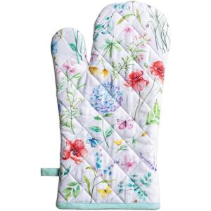 imageMaison d Hermine Birdies On Wire 100 Cotton Oven Mitt 75  inch by 13  inch14  Just Floral