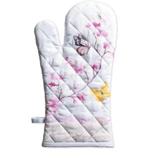 imageMaison d Hermine Birdies On Wire 100 Cotton Oven Mitt 75  inch by 13  inch17  Blossoms in Spring