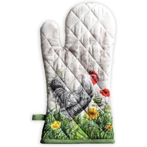 imageMaison d Hermine Birdies On Wire 100 Cotton Oven Mitt 75  inch by 13  inch18  Basse Cour