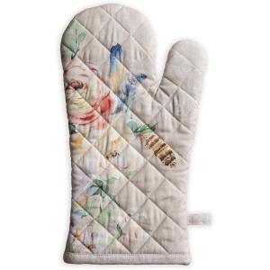 imageMaison d Hermine Birdies On Wire 100 Cotton Oven Mitt 75  inch by 13  inch50  Ibiza  Beige