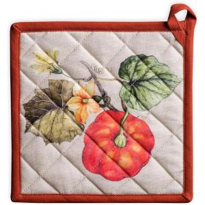 imageMaison d Hermine Hot Pads 100 Cotton Pot Holders with Hanging Loop Potholder Heat Resistant Cooking Grilling ampamp Microwave Barbeque Amazonia  ThanksgivingChristmas 8quotx8quot28  Potiron