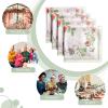 imageMaison d Hermine Napkins 20quotx20quot 100 Cotton Decorative Washable Table Cloth Napkin for Gifts Kitchen Party Wedding Restaurant ampamp Camping Amazonia  ThanksgivingChristmas Set of 413  Christmas Dew