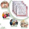 imageMaison d Hermine Napkins 20quotx20quot 100 Cotton Decorative Washable Table Cloth Napkin for Gifts Kitchen Party Wedding Restaurant ampamp Camping Amazonia  ThanksgivingChristmas Set of 408  Fairy Christmas