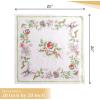 imageMaison d Hermine Napkins 20quotx20quot 100 Cotton Decorative Washable Table Cloth Napkin for Gifts Kitchen Party Wedding Restaurant ampamp Camping Amazonia  ThanksgivingChristmas Set of 413  Christmas Dew