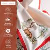 imageMaison d Hermine Napkins 20quotx20quot 100 Cotton Decorative Washable Table Cloth Napkin for Gifts Kitchen Party Wedding Restaurant ampamp Camping Amazonia  ThanksgivingChristmas Set of 403  Holly Time