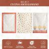 imageMaison d Hermine Kitchen Towel 100 Cotton Quick Dry Cleaning Dishtowel for Gifts Dining Home Wedding Banquet Buffet Dalida  ThanksgivingChristmas Set of 316  Bagatelle