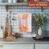 imageMaison d Hermine Kitchen Towel 100 Cotton Quick Dry Cleaning Dishtowel for Gifts Dining Home Wedding Banquet Buffet Dalida  ThanksgivingChristmas Set of 317  Colors of Autumn