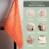 imageMaison d Hermine Kitchen Towel 100 Cotton Quick Dry Cleaning Dishtowel for Gifts Dining Home Wedding Banquet Buffet Dalida  ThanksgivingChristmas Set of 317  Colors of Autumn