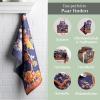 imageMaison d Hermine Kitchen Towel 100 Cotton Quick Dry Cleaning Dishtowel for Gifts Dining Home Wedding Banquet Buffet Dalida  ThanksgivingChristmas Set of 302  Kelim  Infinity