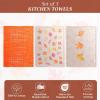 imageMaison d Hermine Kitchen Towel 100 Cotton Quick Dry Cleaning Dishtowel for Gifts Dining Home Wedding Banquet Buffet Dalida  ThanksgivingChristmas Set of 317  Colors of Autumn